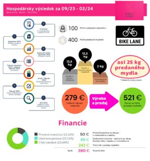 hospodarsky vysledok mydielkoveho biznisu