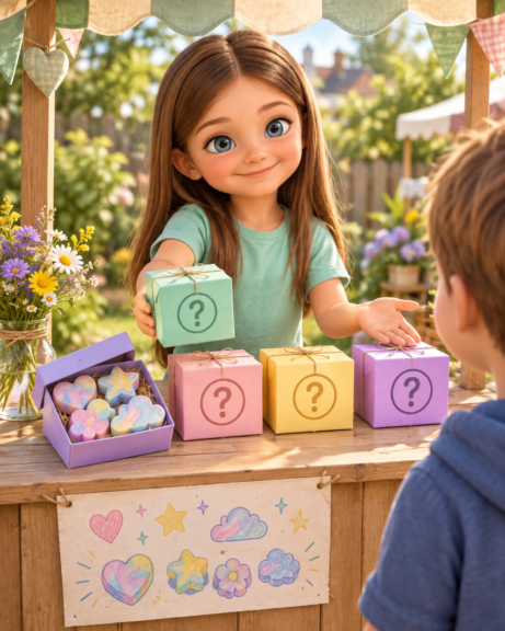 ako vytvoriť mystery box na detský trh